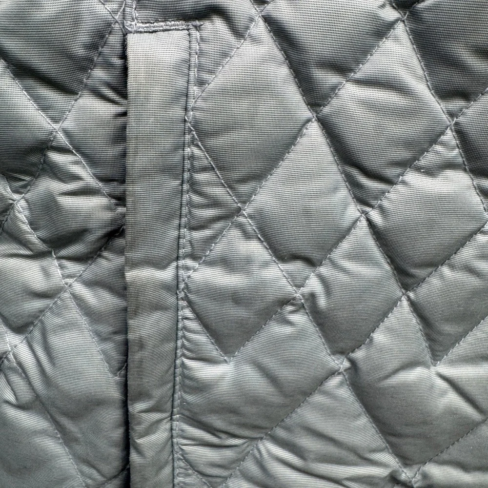 Eddie Bauer Premium Goose Down Vest Womens S Gray‎ Quilted Full Zip Outdoor